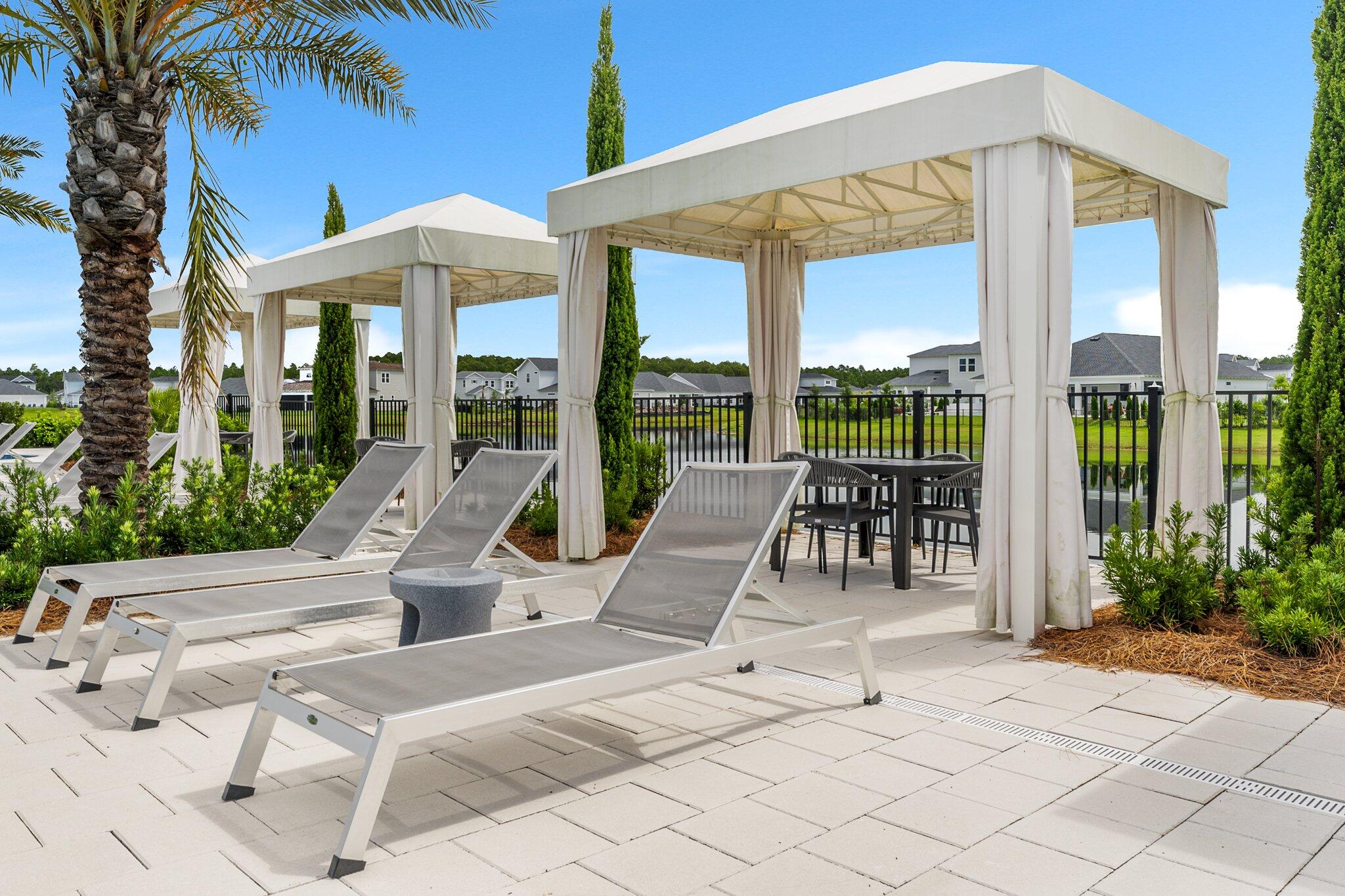 40 Tamoka Ct Inlet Beach Inlet Beach, FL 32461 - Photo 75 of 93 a view of outdoor space yard deck patio and swimming pool