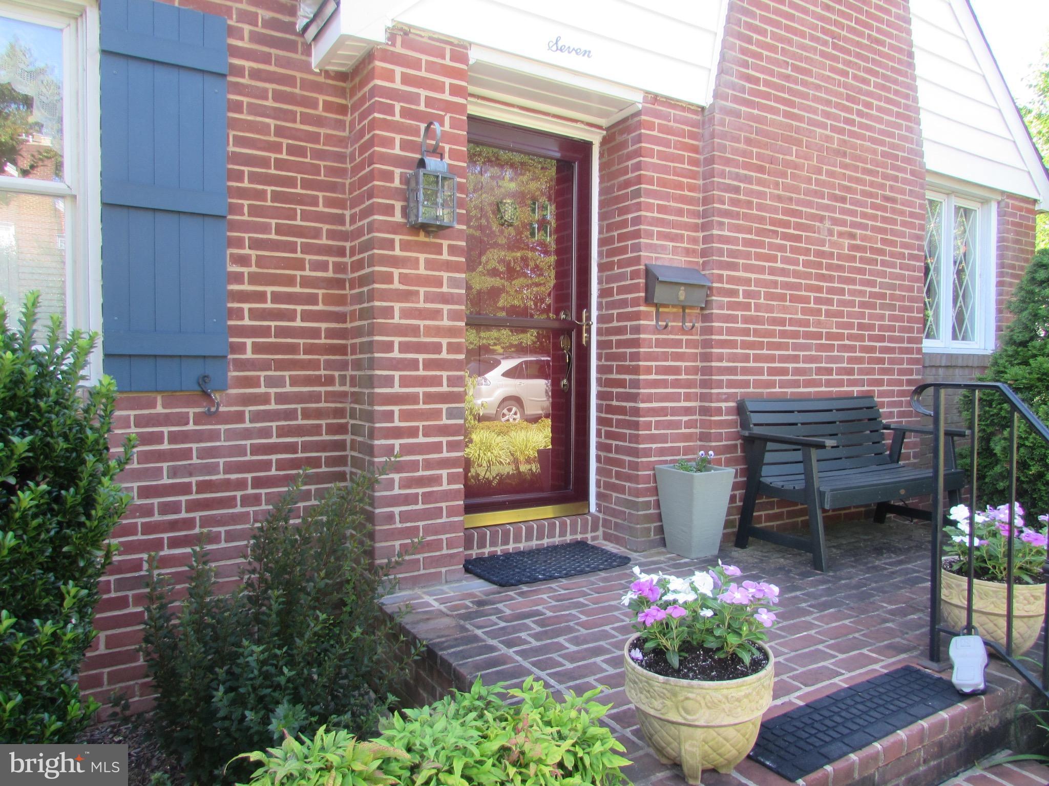 7 Tanglewood Road Catonsville, MD 21228 - Photo 21 of 27 Brick front porch welcomes you to sit for a bit!