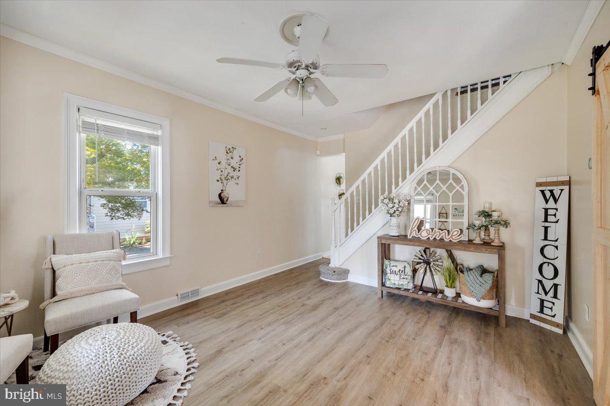 1727 6th Street Ewing, NJ 08638 - Photo 19 of 40 a living room with furniture and a wooden floor