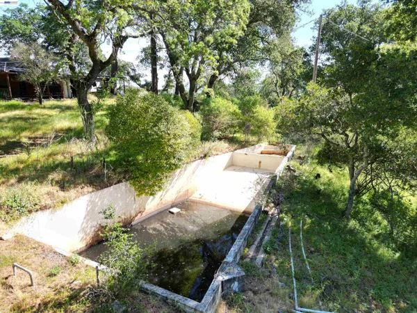 a view of yard with green space