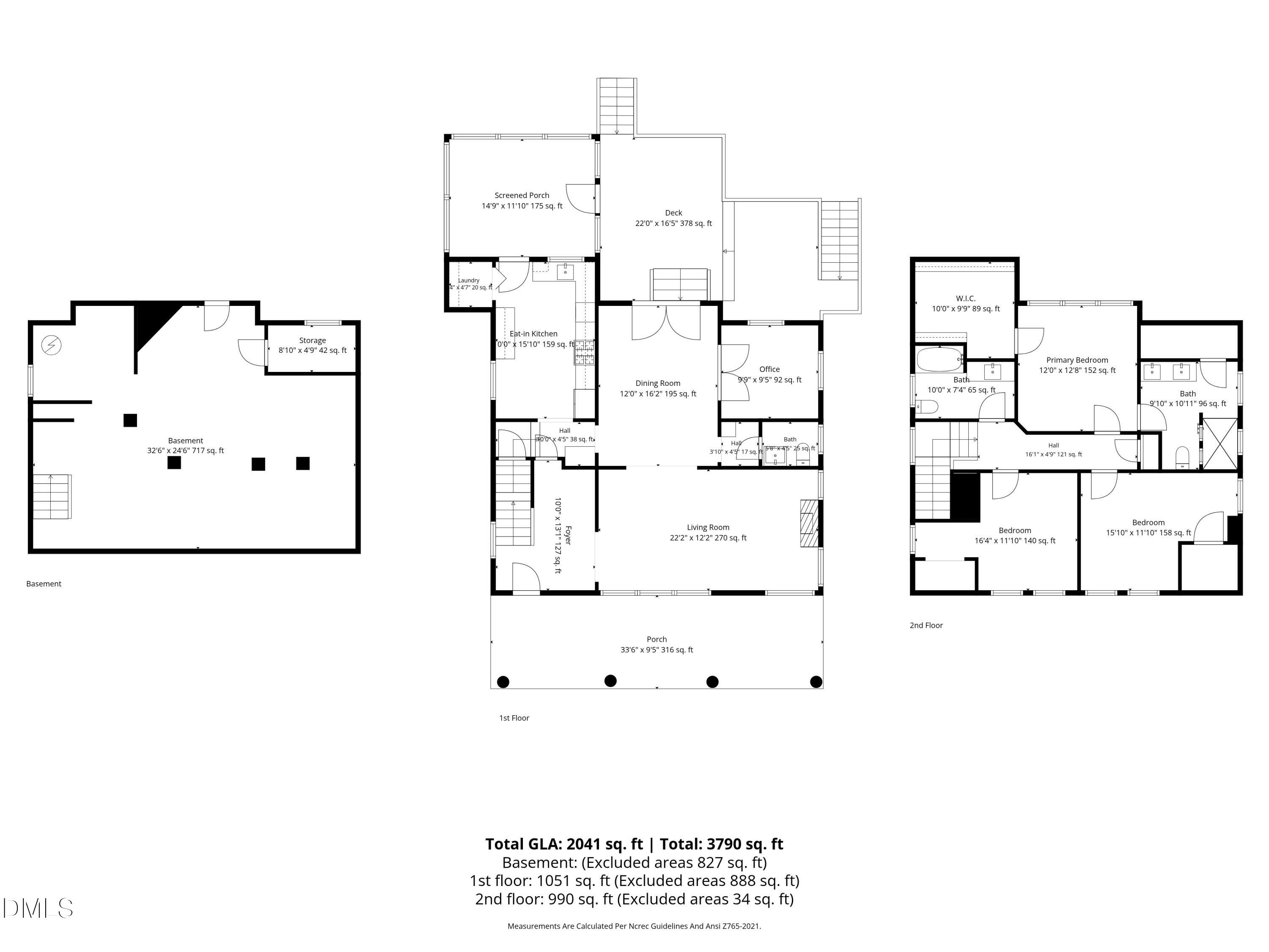 1805 White Oak Road Raleigh, NC 27608 - Photo 53 of 53 Floor Plans