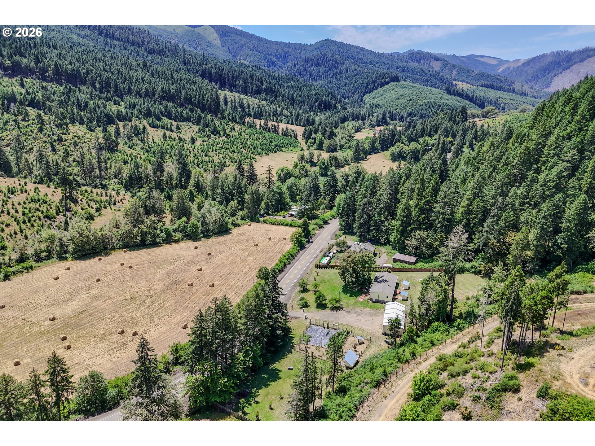 5833 Hubbard Creek Road Umpqua, OR 97486 - Photo 46 of 48 Drone View/UAV