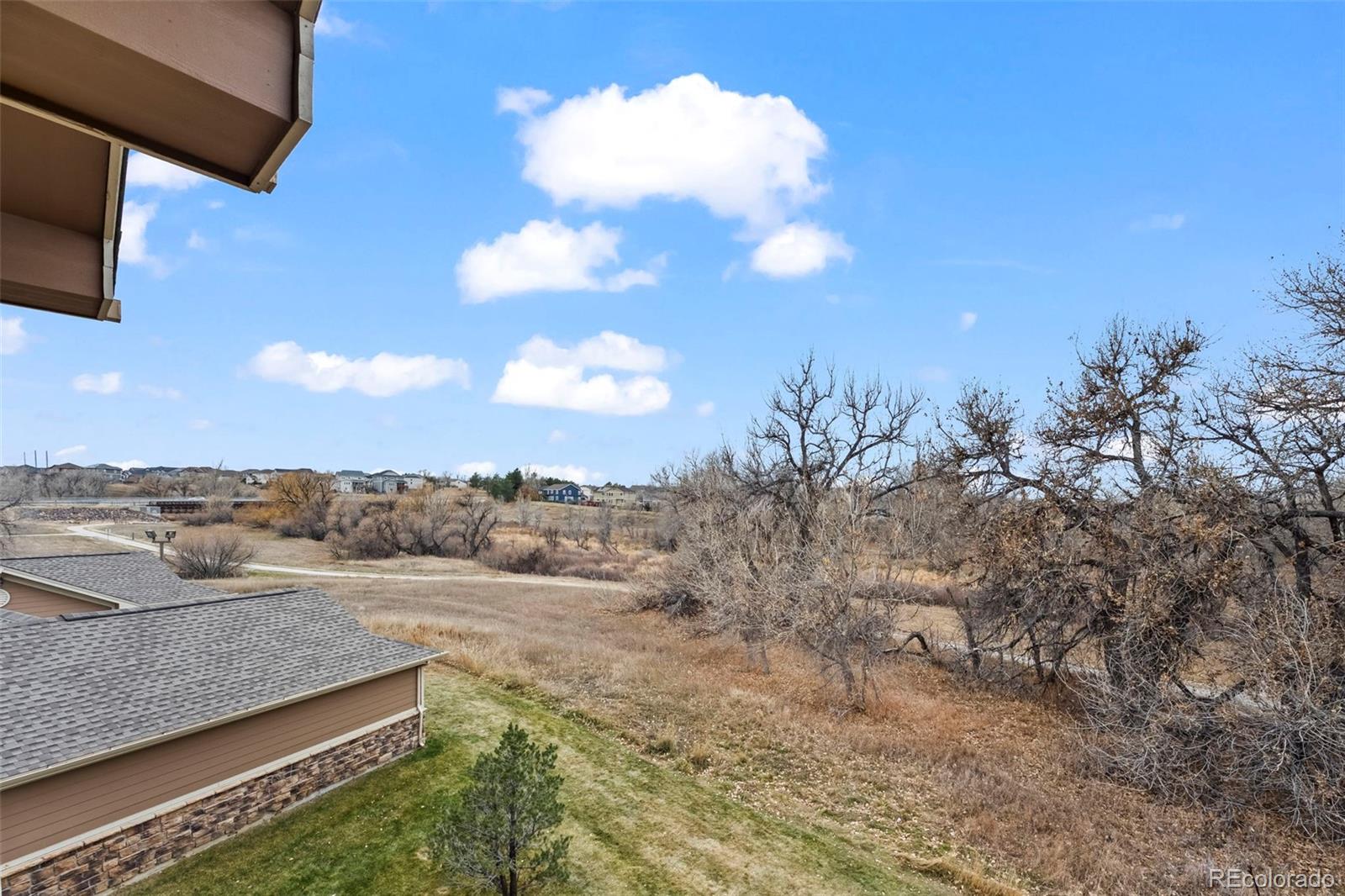 10787 Twenty Mile Road, Unit 301 Parker, CO 80134 - Photo 22 of 31 a view of a dry yard with wooden fence