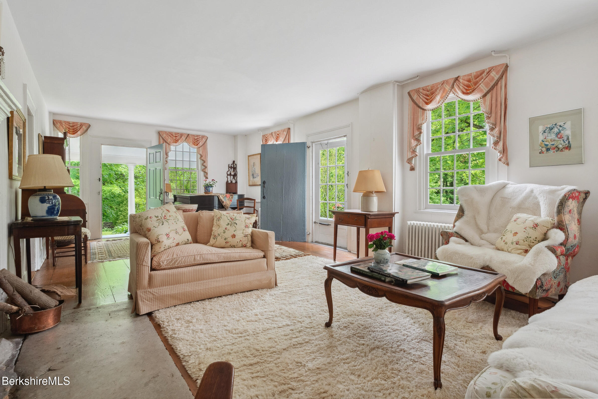 28 Main Road Tyringham, MA 01264 - Photo 17 of 79 living room