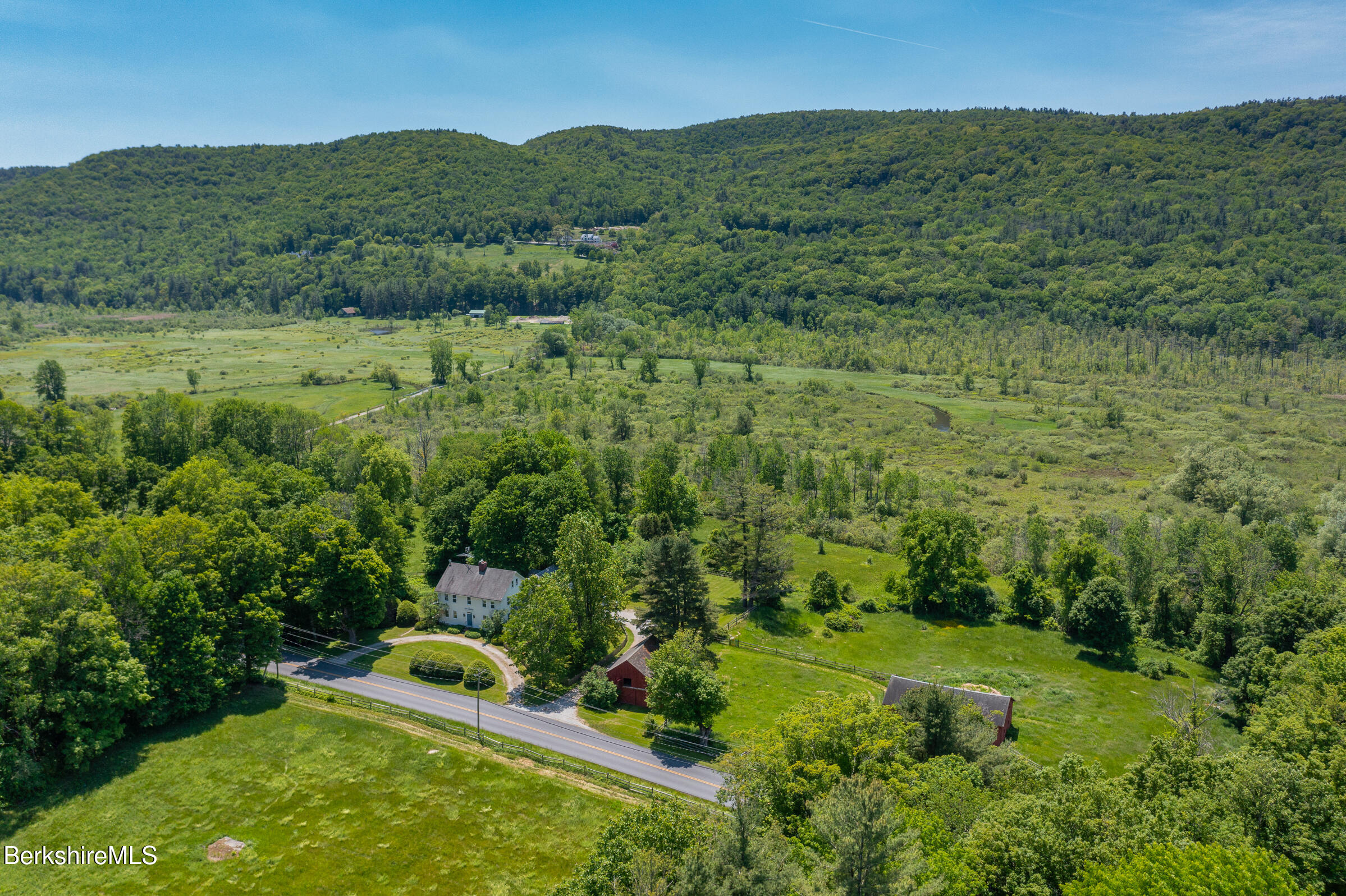 28 Main Road Tyringham, MA 01264 - Photo 2 of 79 View from above