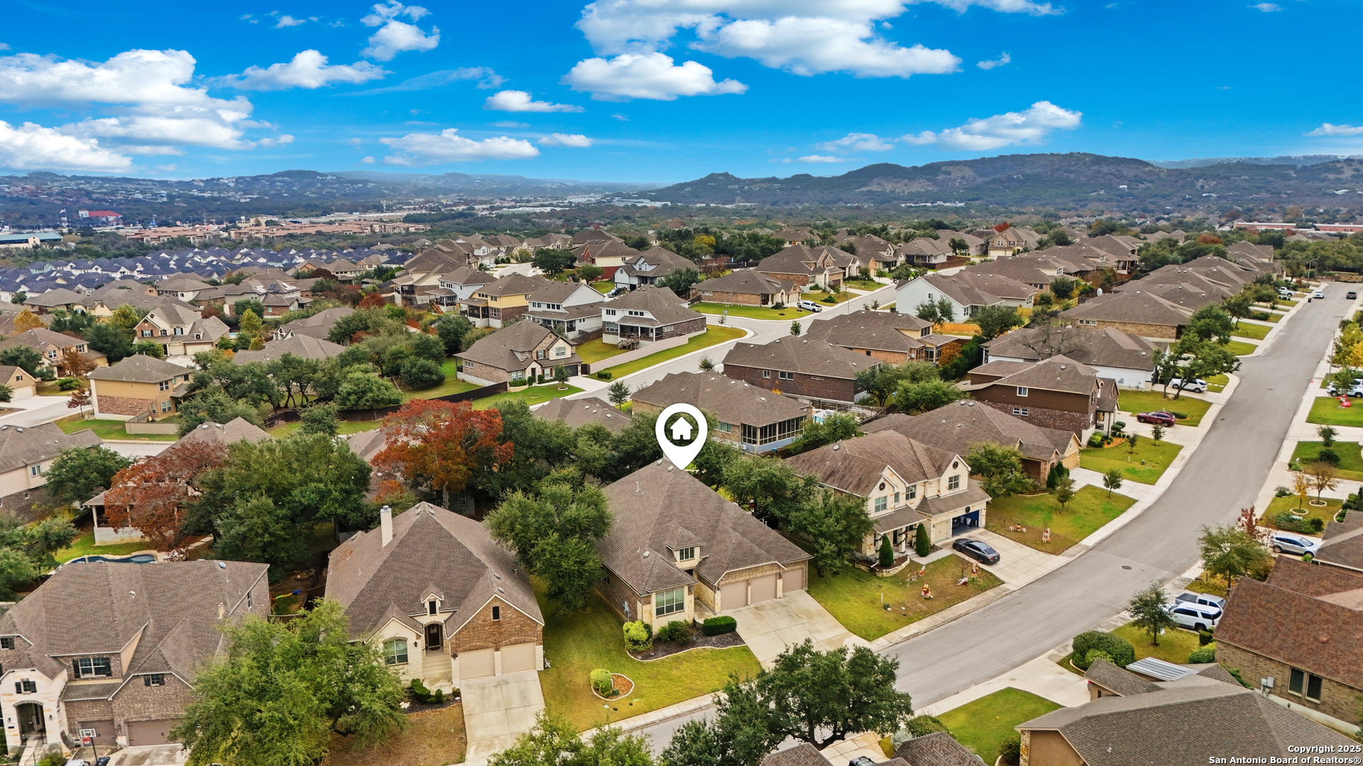 8234 Two Winds San Antonio, TX 78255 - Photo 31 of 37 an aerial view of residential house with outdoor space
