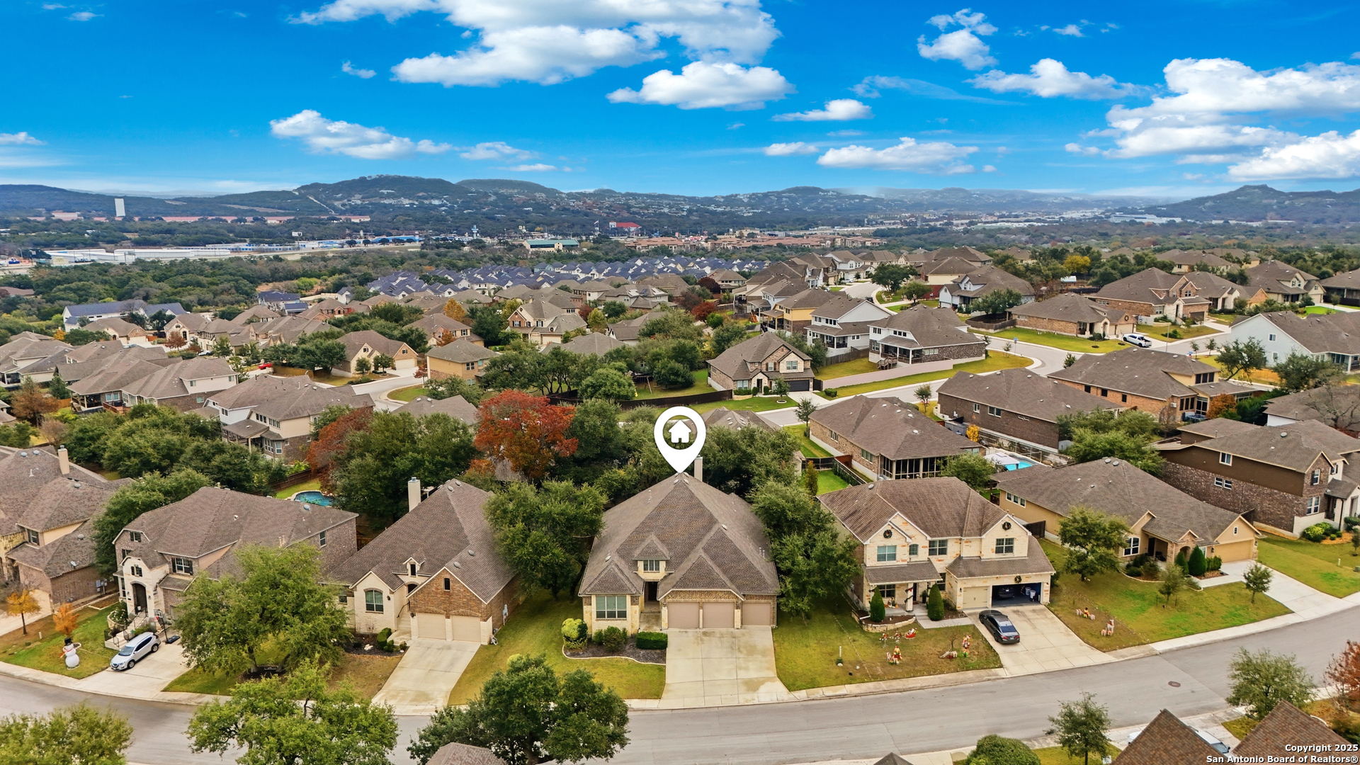 8234 Two Winds San Antonio, TX 78255 - Photo 32 of 37 an aerial view of residential houses with outdoor space