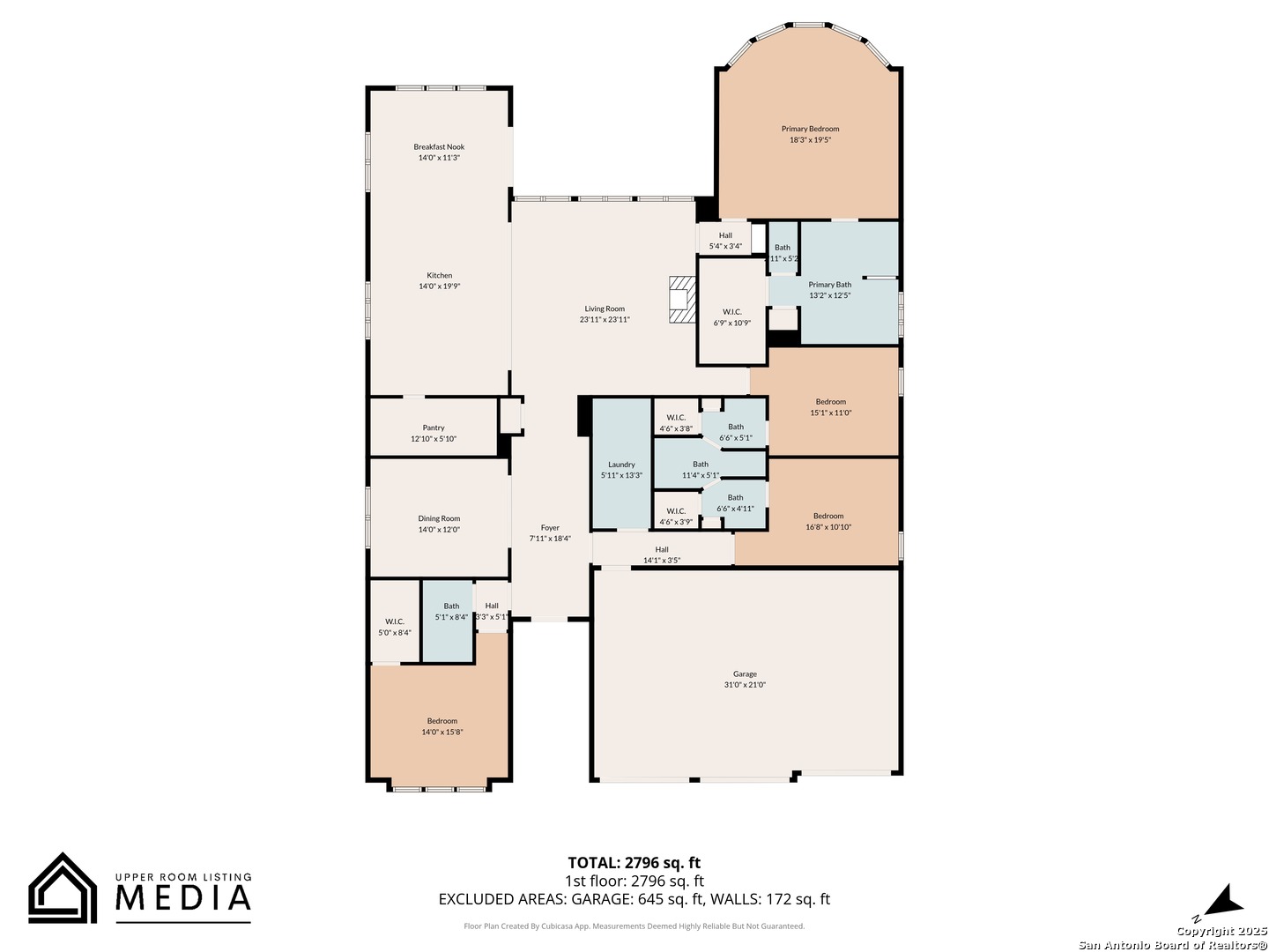 8234 Two Winds San Antonio, TX 78255 - Photo 37 of 37 a picture of floor plan