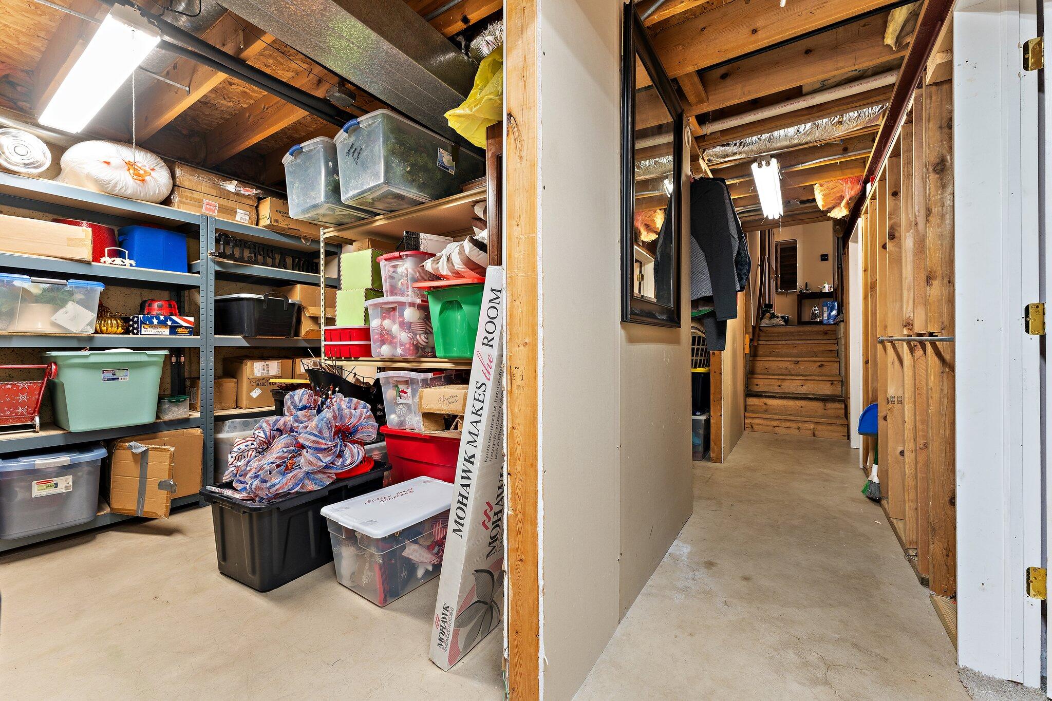 6881 West 86th Court Crown Point, IN 46307 - Photo 21 of 28 a view of a storage room with a lot of stuff