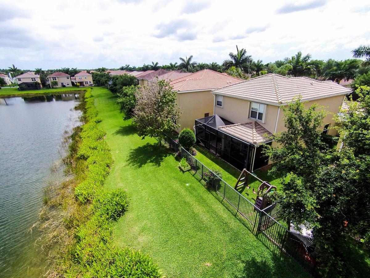 7939 Red Mahogany Road Boynton Beach, FL 33437 - Photo 19 of 37 Aerial of Back of Home