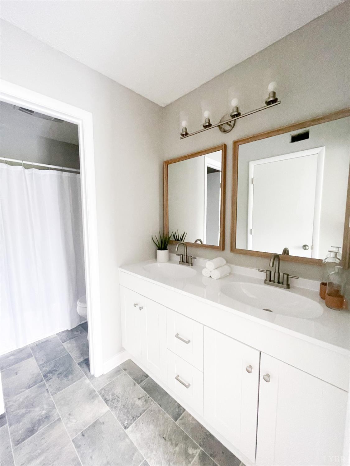 2222 Deer Run Forest, VA 24551 - Photo 25 of 44 a bathroom with a sink and a mirror