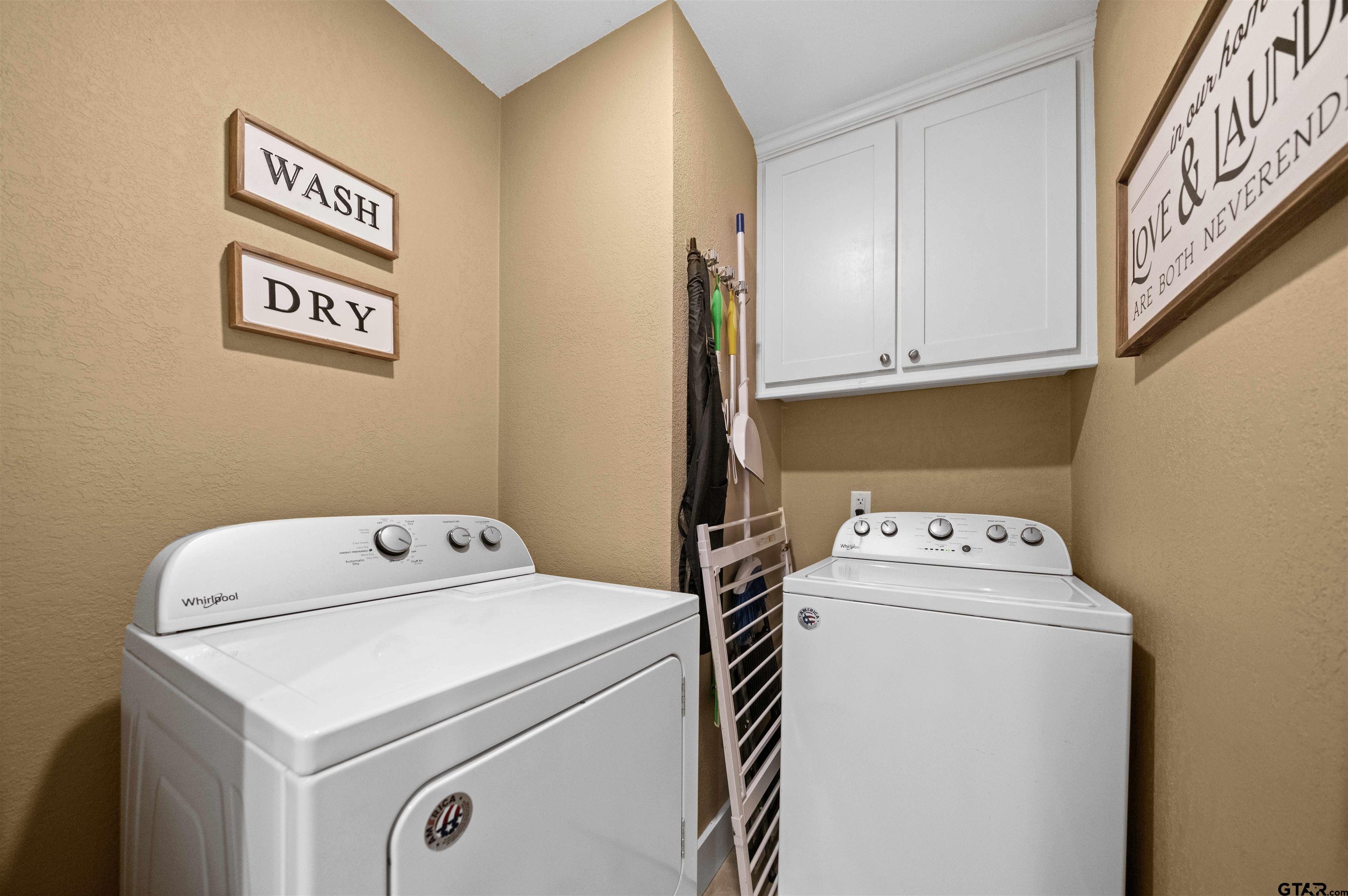 8781 Farm To Market 59 Athens, TX 75751 - Photo 34 of 37 a utility room with dryer and washer