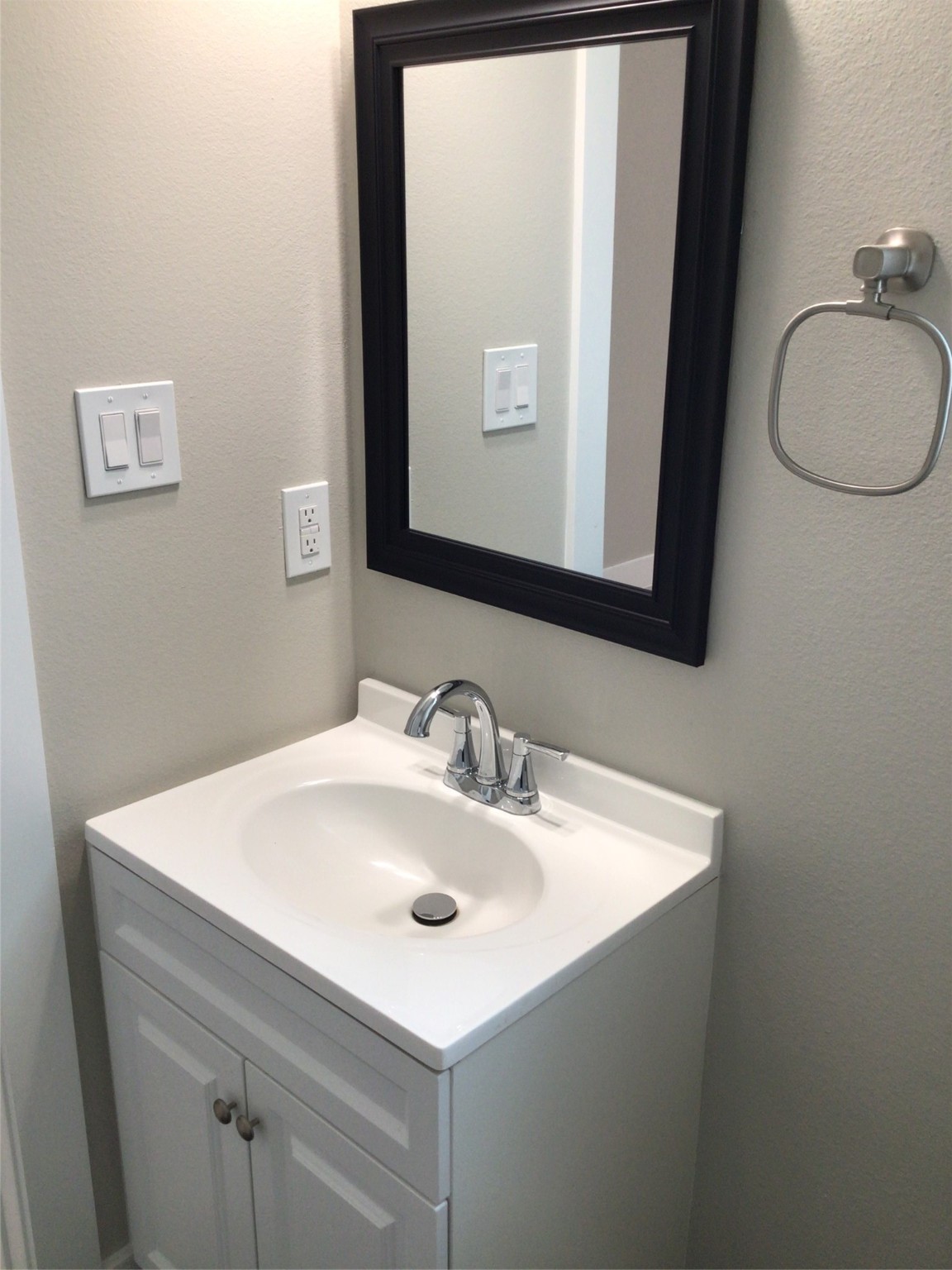 2109 Marnel Road, Unit B Houston, TX 77055 - Photo 22 of 46 a bathroom with a sink vanity and mirror