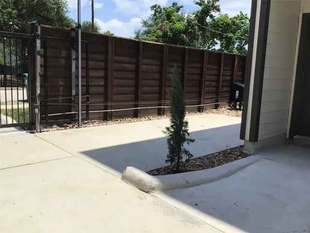 a view of a door front of house