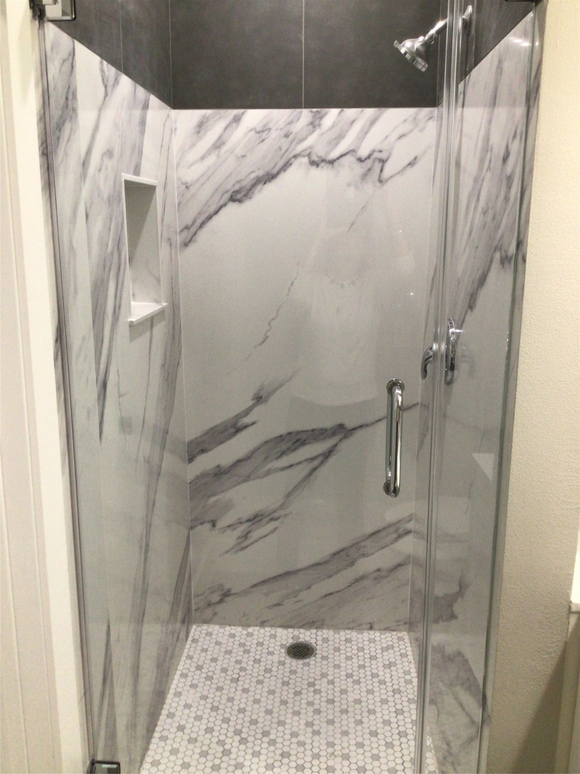 2109 Marnel Road, Unit B Houston, TX 77055 - Photo 42 of 46 a bathroom with a sink and shower