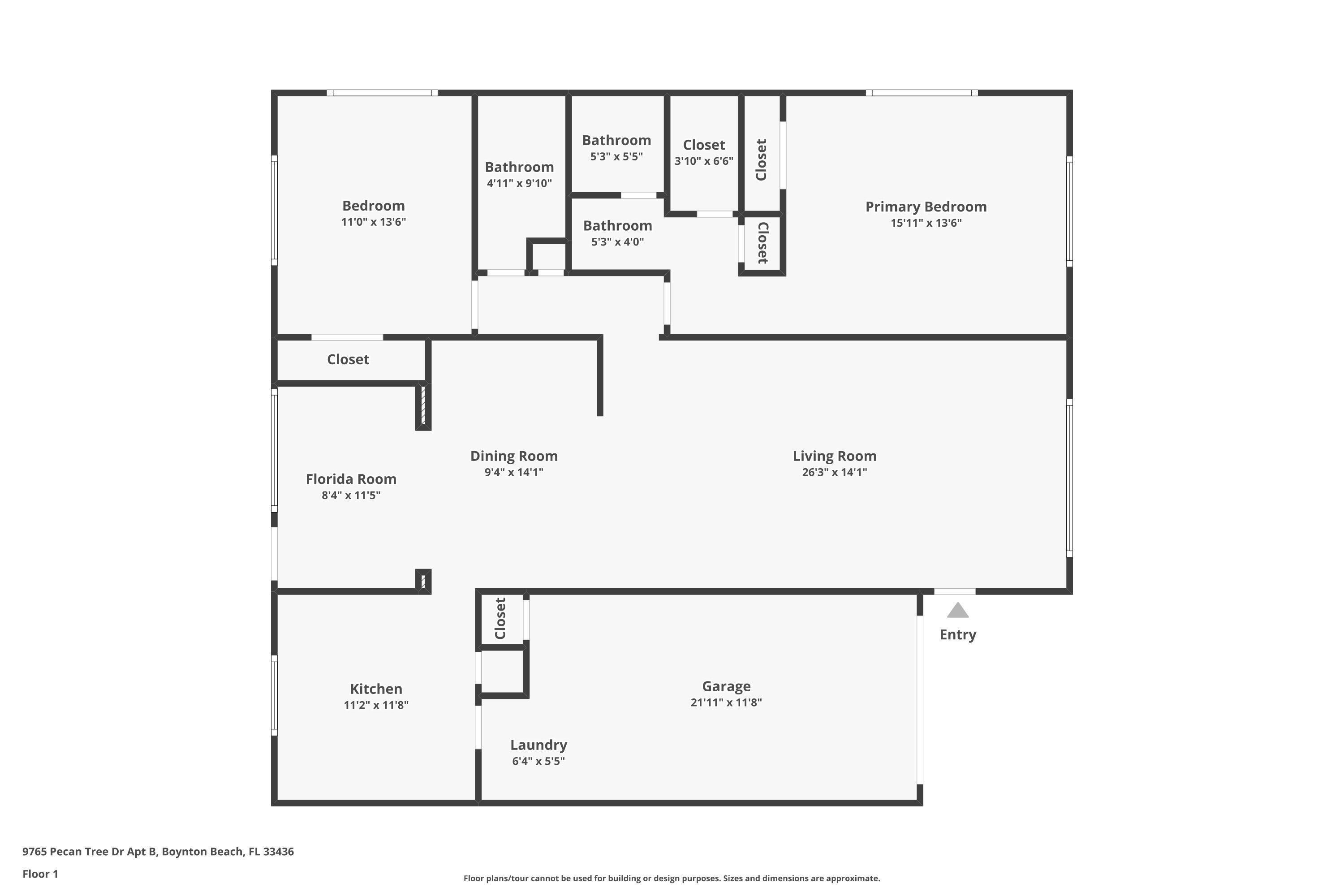 9765 Pecan Tree Drive, Unit B Boynton Beach, FL 33436 - Photo 34 of 35 1-Floor-1