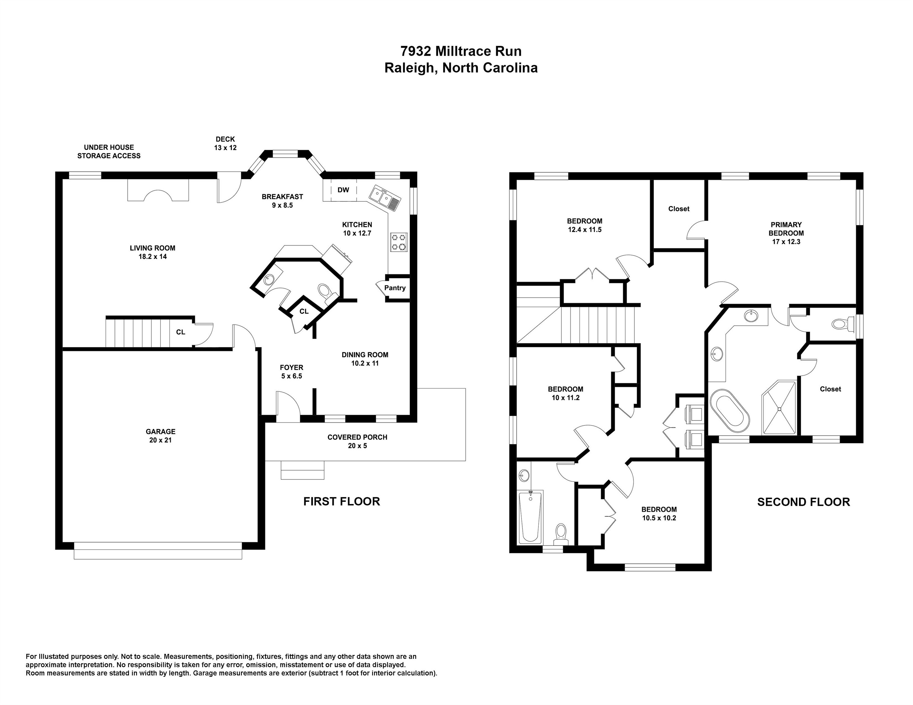 7932 Milltrace Run Raleigh, NC 27615 - Photo 38 of 38 Floorplan