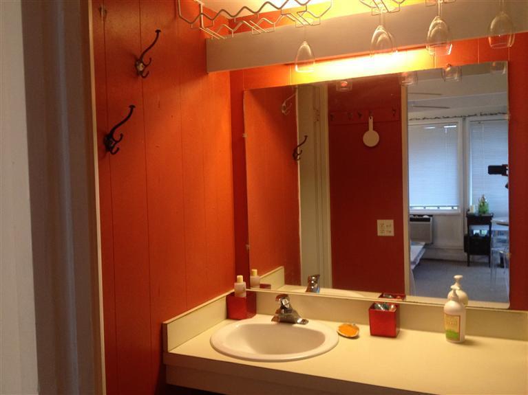 169 Shore Road, Unit 19 Truro, MA 02666 - Photo 8 of 15 a bathroom with a sink and a mirror