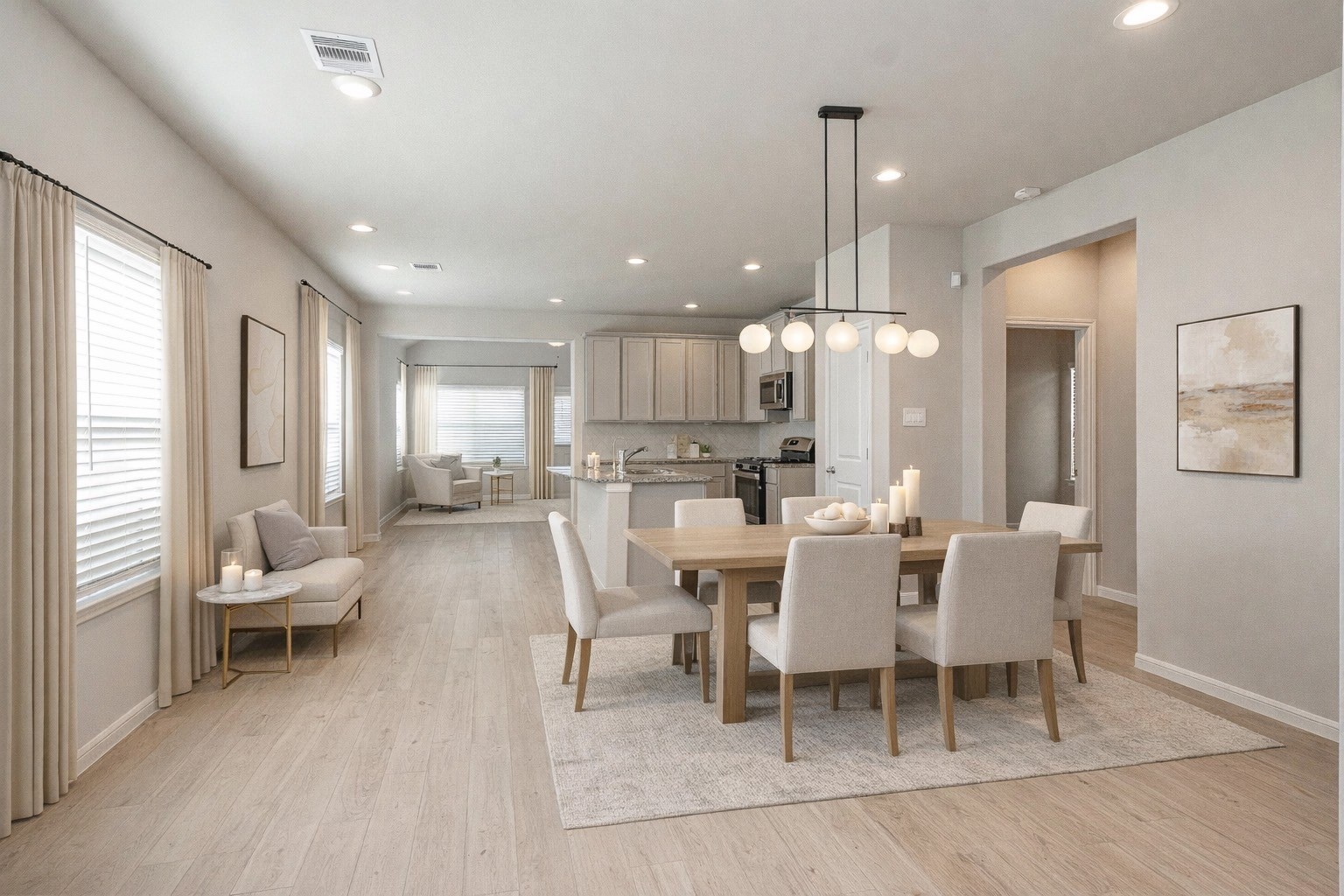 9254 Sea Gdn Street Houston, TX 77034 - Photo 4 of 33 a view of a dining room with furniture