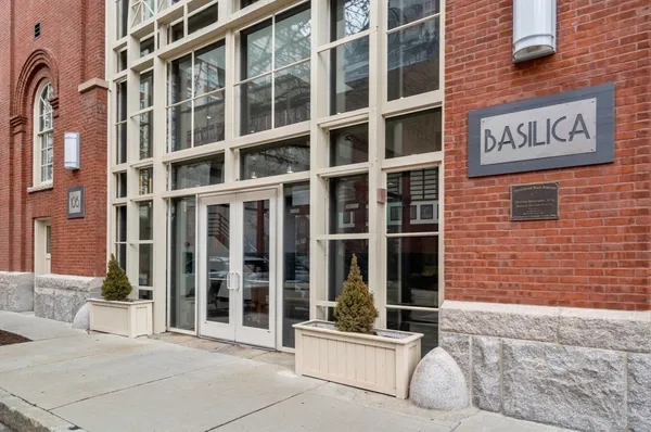 a view of a building with a entrance