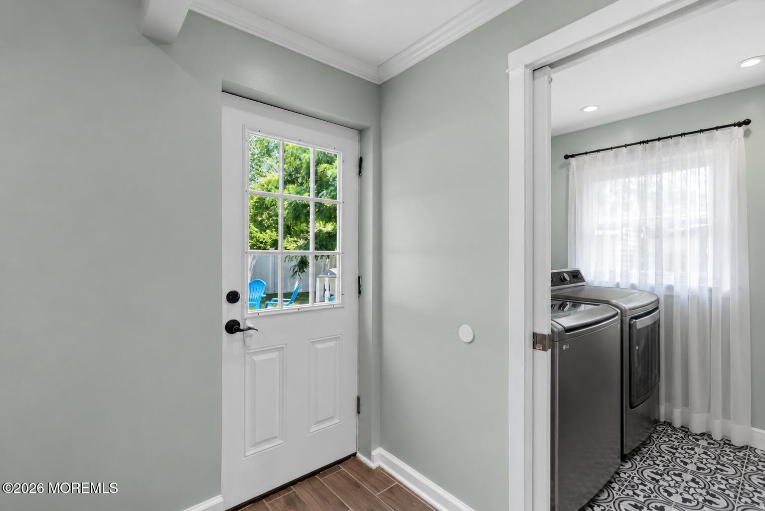 283 Harding Boulevard Matawan, NJ 07747 - Photo 32 of 43 LAUNDRY WITH POCKET DOOR AND YARD ACCESS