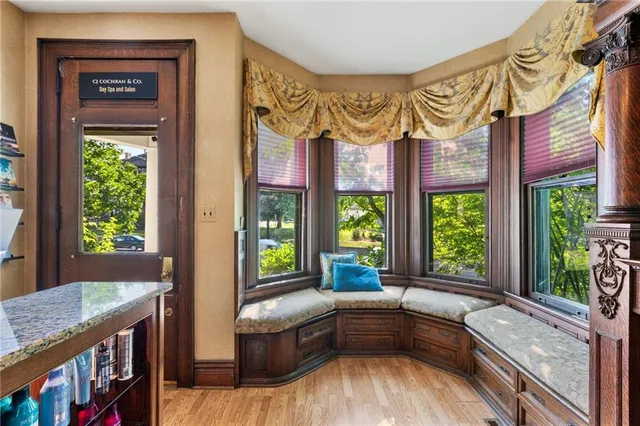 a very nice looking room with many windows