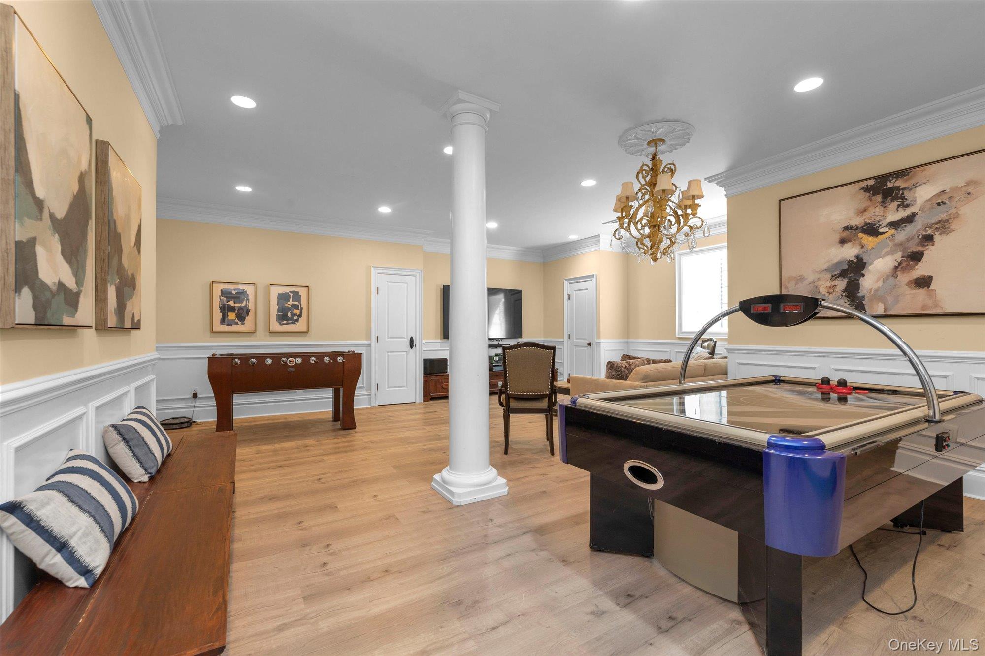8 Norgate Road Glen Head, NY 11545 - Photo 27 of 37 a kitchen with stainless steel appliances granite countertop a sink a stove and a wooden floors