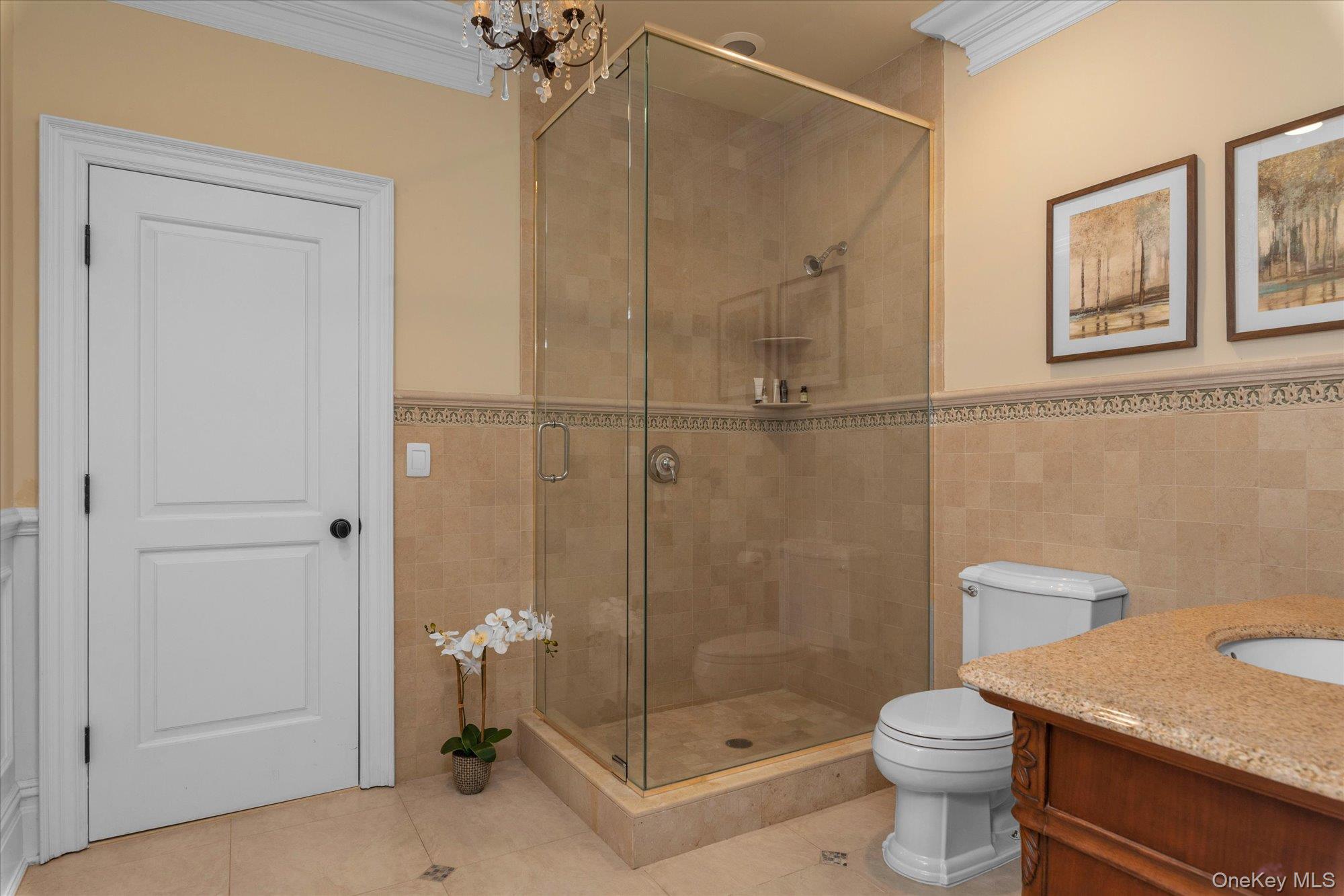 8 Norgate Road Glen Head, NY 11545 - Photo 28 of 37 a bathroom with a shower toilet and sink