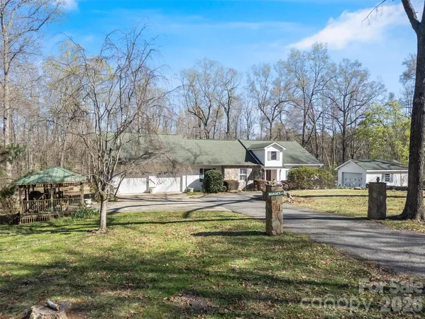 a view of street with houses