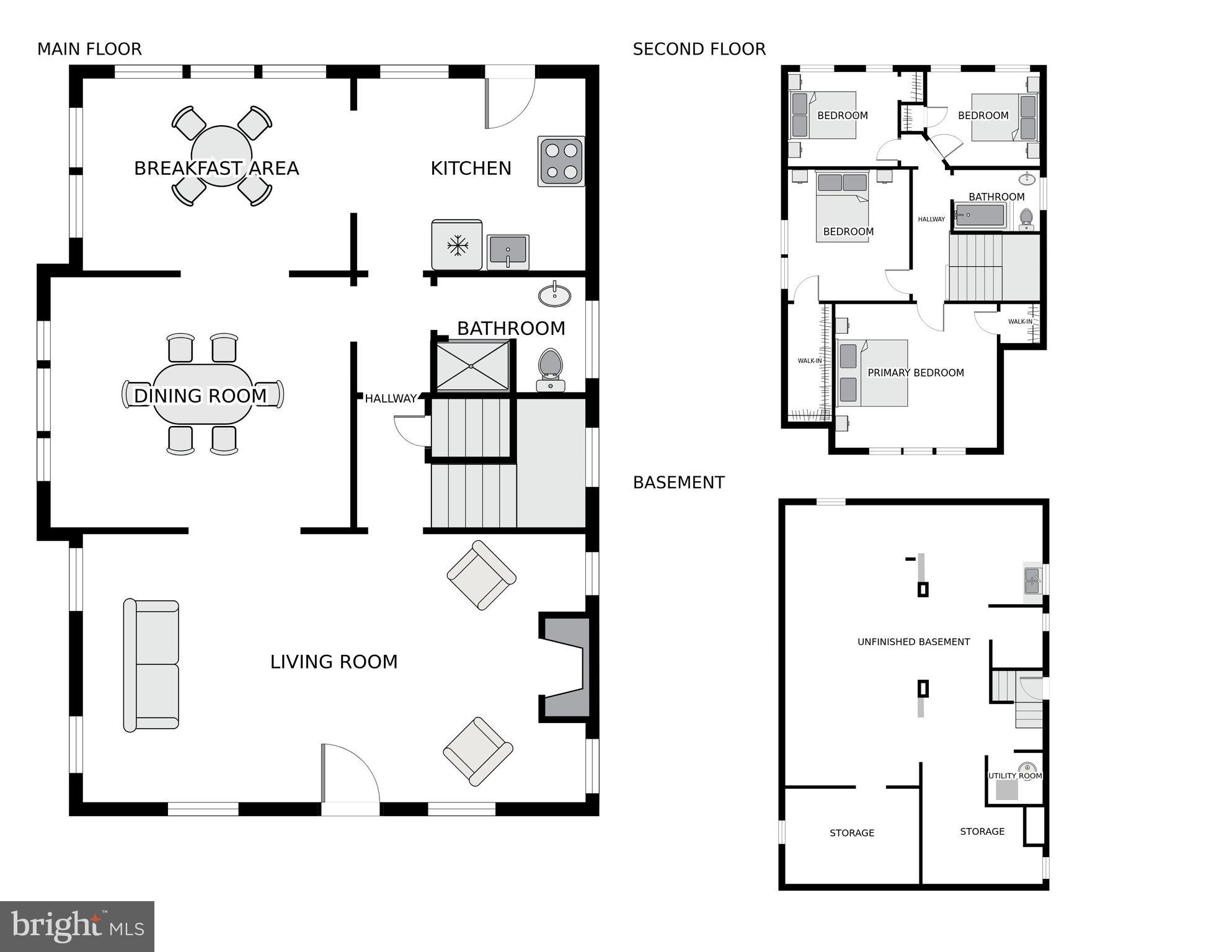 1211 Delafield Place Northwest Washington, DC 20011 - Photo 28 of 28 a black and white photo of a picture of a room