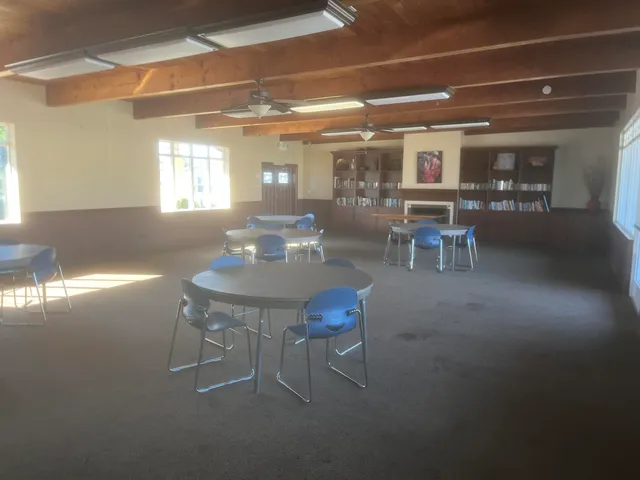 a childrens park with lots of residential buildings