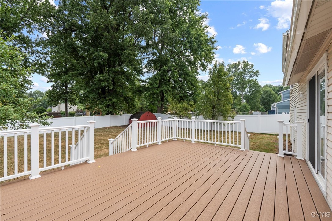 211 Windebank Lane Manlius, NY 13116 - Photo 11 of 42 Deck over the kitchen through the slider