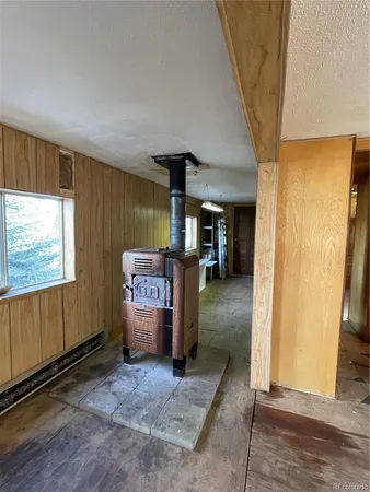 a view of a livingroom with a staircase