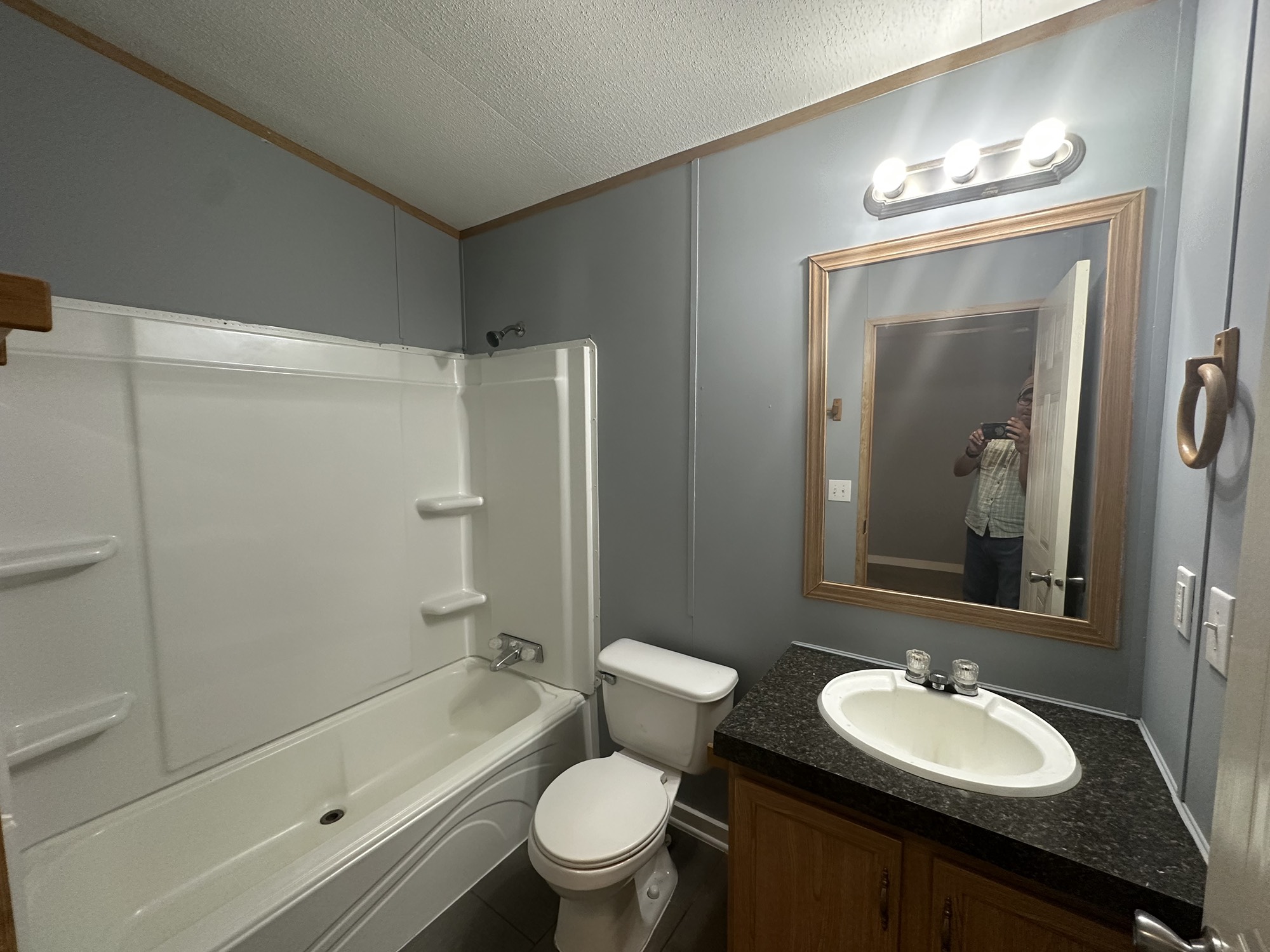 2229 Meekins Road Cleveland, TX 77328 - Photo 22 of 48 a bathroom with a sink toilet and shower