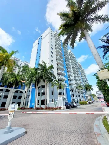 a front view of a building