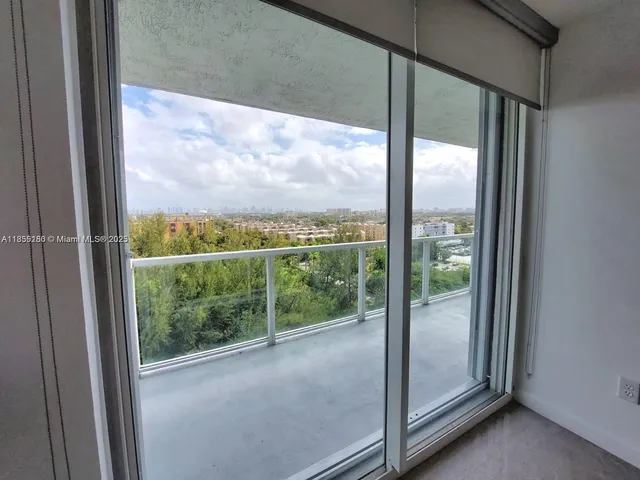 a view of a room with window