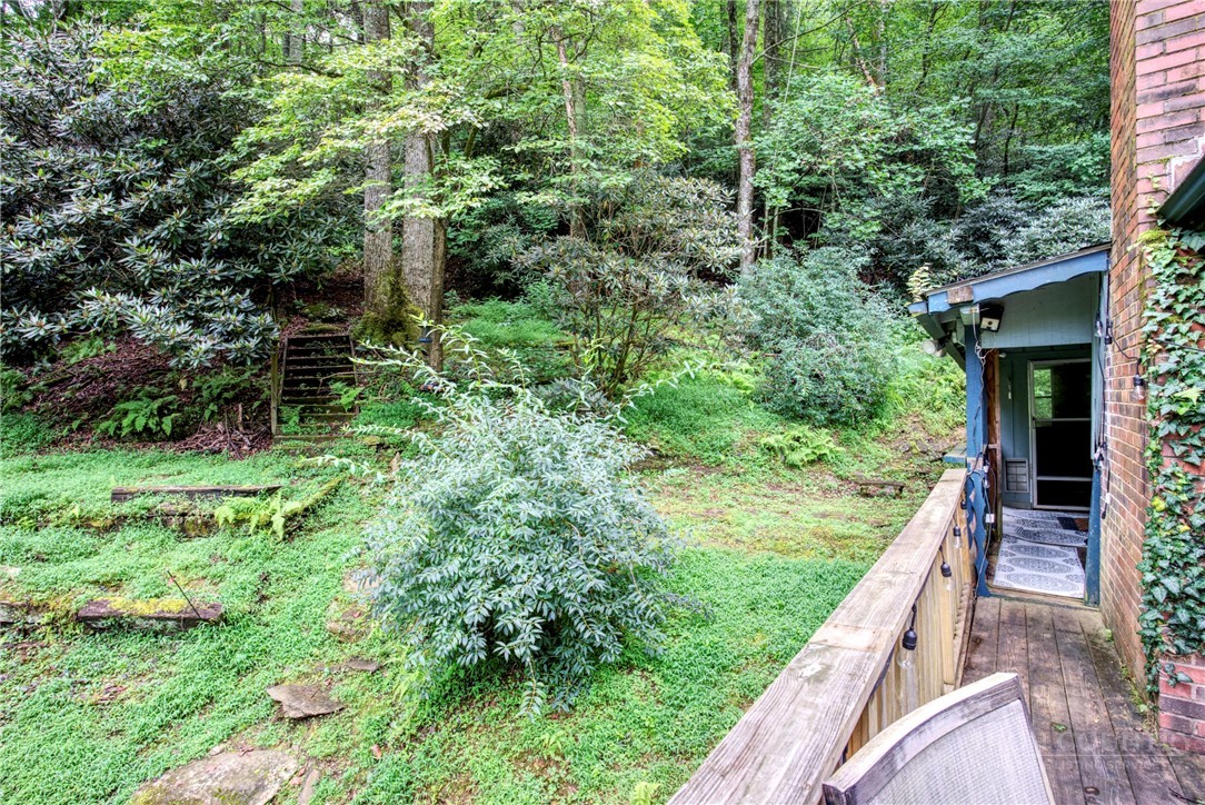 9440 Blackberry Road Lenoir, NC 28645 - Photo 24 of 30 a view of a yard from a balcony