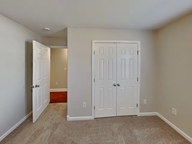 a view of room with closet area