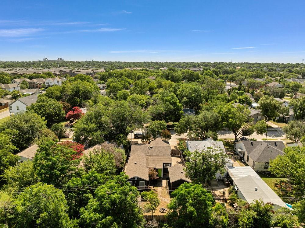 2716 Wayside Avenue Fort Worth, TX 76110 - Photo 30 of 34 an aerial view of residential houses with outdoor space and trees