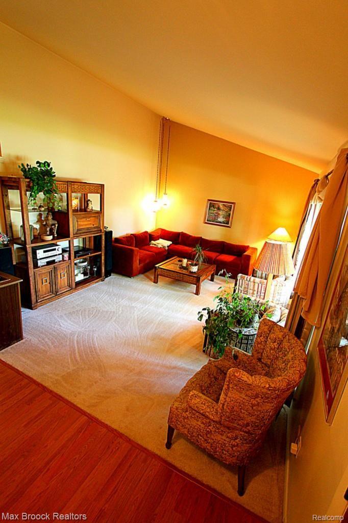 32316 Hearthstone Road Farmington, MI 48334 - Photo 4 of 20 **Lovely living room w/vaulted ceiling**