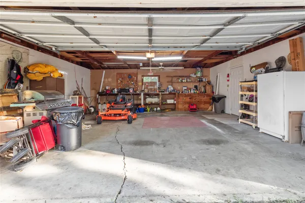 a view of storage and utility room