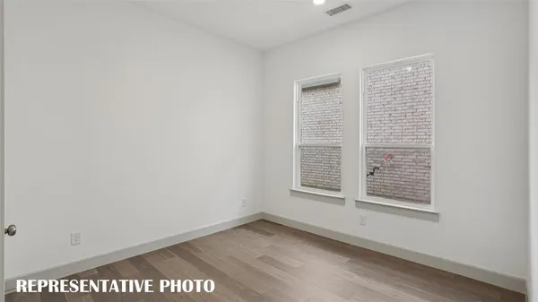 an empty room with window