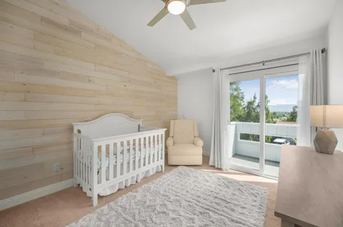 a view of a room with wooden floor and iron walls