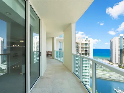 a view of a balcony