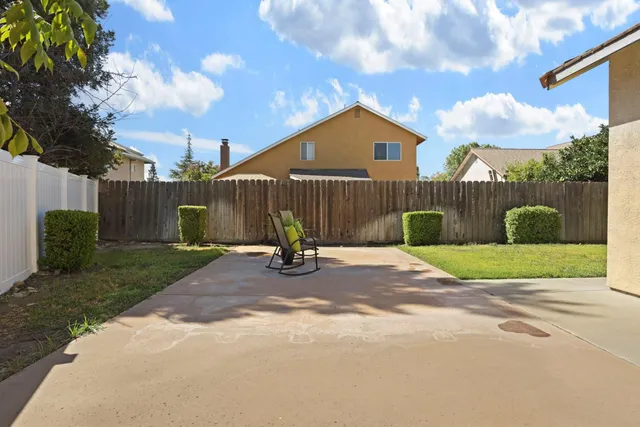 a view of a street with a houses