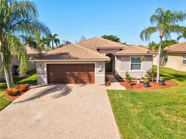 a front view of a house with patio