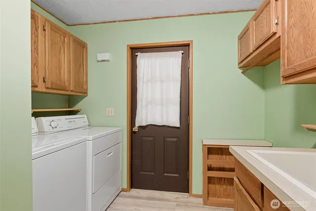 a room with storage and utility