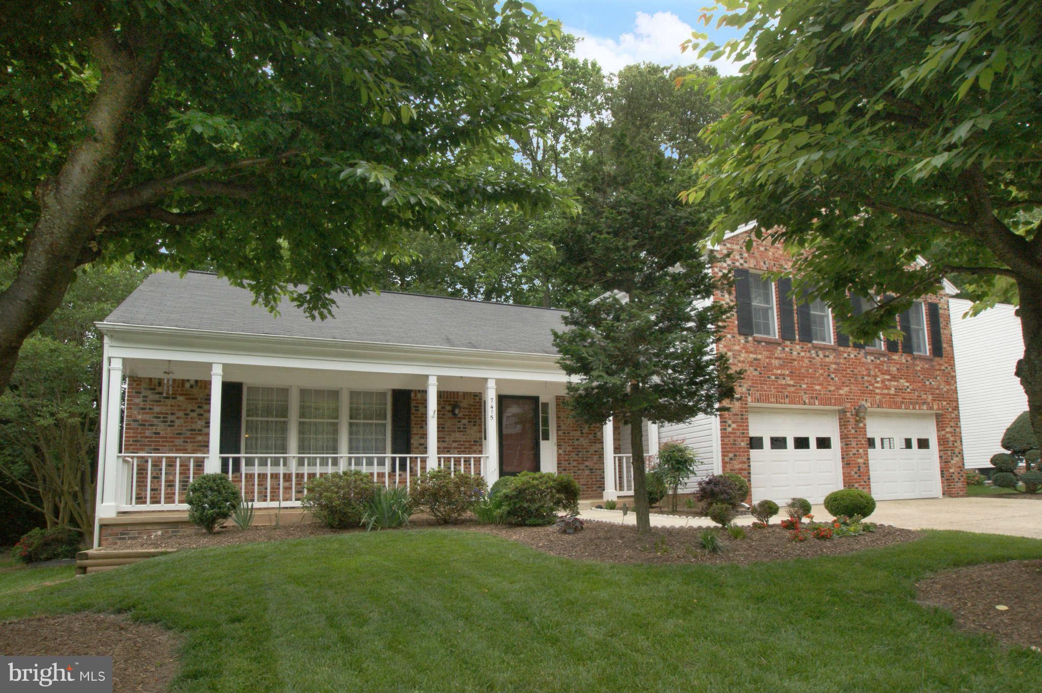 7415 Jenna Road Springfield, VA 22153 - Photo 1 of 30 Charming Brick-Front Single Family Home