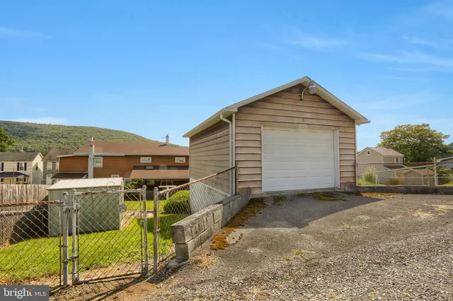 front view of a house with a garage