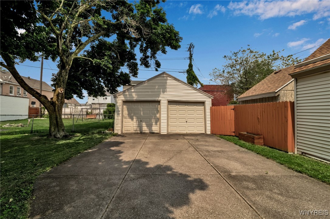 252 James Street Buffalo, NY 14210 - Photo 34 of 38 Additional Lot included leading up to 2-Car Garage